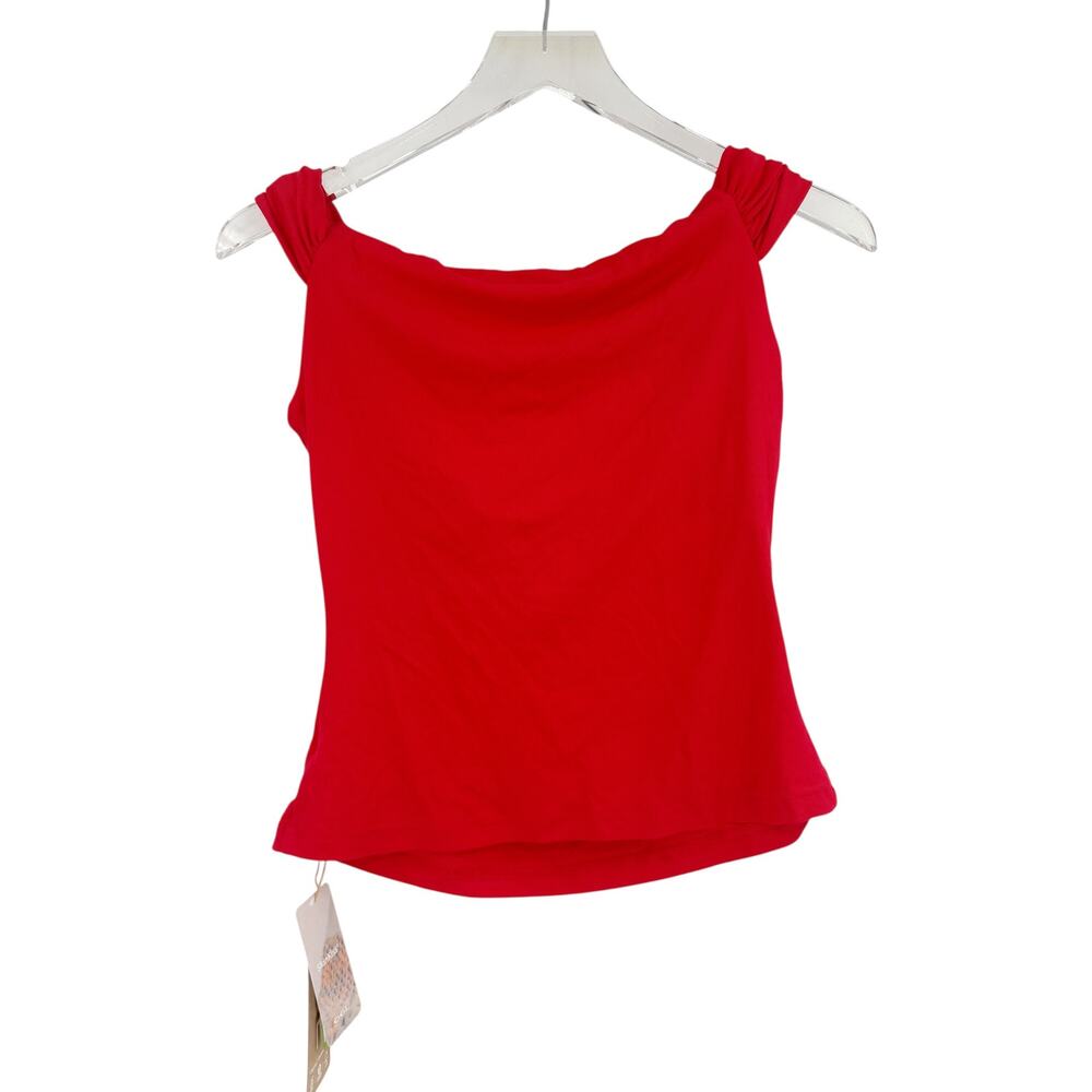 OGL Top Size S NEW Eco-SkinKiss Multi-wear Versatile Necklines Brami Top Red - Picture 6 of 10